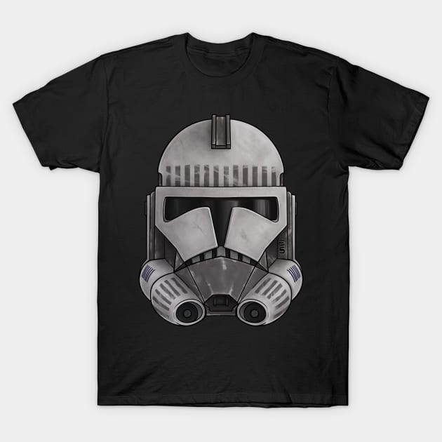 Kamino Security Clone Trooper T-Shirt by Gloomlight